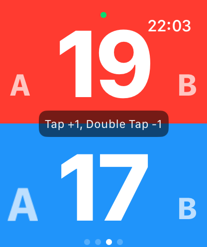 Geilio Scoreboard — Apple Watch